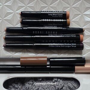 Bobbi Brown Shadow Stick Lot (Golden Pink-Taupe-Violet Plum-Sand Dune)
